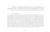 The Federal Reserve’s Balance Sheet as a Financial ... · The Federal Reserve’s Balance Sheet as a Financial-Stability Tool Robin Greenwood, Samuel G. Hanson and Jeremy C. Stein