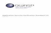 Application Security Verification Standard 3 · 2020-01-17 · Preface Welcome to the Application Security Verification Standard (ASVS) version 3.0. The ASVS is a community-effort