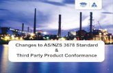 Changes to AS/NZS 3678 Standard Third Party Product ... · Changes to AS/NZS 3678 Standard - Introduction • A new revision to the AS/NZS 3678 Standard was released in 2011, replacing