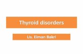 To define hyperthyroidism and hypothyroidism, their ... Disorders- Lecture 1… · 4. Toxic multinodular goiter (Plummer’s disease): Several autonomous follicles that, if large