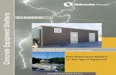 Concrete Equipment Shelters - Oldcastle Infrastructure · Oldcastle Precast concrete shelters provide secure protection for your equipment. Each shelter is built with structural reinforced