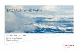 STORRUN WIND FARMwinterwind.se/2010/presentation/23_Dong_Krogh_VV2010.pdfStorrun Trondheim Östersund WHAT ? 12 x 2,5 MW Nordex N90 STORRUN – PROJECT OVERVIEW WHERE ? Jämtland,