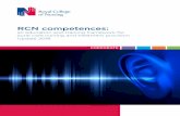 RCN competences · RCN COMPETENCES: AN EDUCATION AND RAINING RAMEWORK OR AURAL CARE NURSING AND REATMEN PROVISION 2 RCN Legal Disclaimer This publication contains information, advice