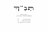 Books of the TaNaKh · The Tanakh is divided up into three (3) parts and seven (7) total sections: Torah is the first of the three parts and has one (1) section. Nevi'im is the second
