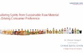 Tailoring Spirits from Sustainable Raw Material & Driving ... · Tailoring Spirits from Sustainable & Driving Consumer Preference Raw Material Dr. Shovan Ganguli ... Cadbury is working
