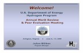 U.S, DOE Annual Merit Review and Peer Evaluation Meeting€¦ · & Peer Evaluation Meeting& Peer Evaluation Meeting 1 JoAnn Milliken Program Manager ... aims to accomplish this mission