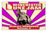 Winchester Uke Jam Songbook Vol 4 iPad Version · Winchester Uke Jam - Ukulele Songbook Volume 4 2 CONTENTS A HORSE WITH NO NAME - Dewey Bunnell 1971 4 ... The [Dm] heat was hot and