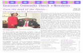 Emmanuel Community Church e-Newsletter - Clover Sitesstorage.cloversites.com/emmanuelcommunitychurchofsoutherncalif… · Emmanuel Community Church e-Newsletter Loving God: Our love