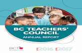 BC TEACHERS’ COUNCIL · November 30, 2017 The Honourable Rob Fleming Minister of Education Room 310, Parliament Buildings Victoria, BC V8W 9E2 Dear Minister Fleming: It is my honour