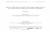 HVAC filtration and the Wells-Riley approach to assessing ... · Wells-Riley & HVAC Filtration for infectious airborne aerosols NAFA Foundation Report HVAC filtration and the Wells-Riley