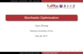 Stochastic Optimization - Nanjing University · Introduction Related Work SGD Epoch-GD Related Work Stochastic Optimization Supervised Learning Empirical Risk Minimization [Shalev-Shwartz