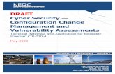 DRAFT Cyber Security Configuration Change Management …...Cyber Security Controls The use of cyber security controls refers specifically to controls referenced and applied according