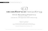 reading - Acadience Learning · AcadienceTM Reading Benchmark Assessment Page 1 Benchmark 3 Oral Reading Fluency L3/Progress Monitoring 1 A New Ball Game On the first day of school,