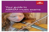 Your guide to ABRSM music exams · Understanding how music works helps students to make music with greater awareness, con˜dence and sensitivity. This becomes increasingly important