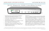 SPICER CONSULTING SYSTEM SC22 SC22 Magnetic Field ......measuring system can resolve 1µG (100 pT) field changes. The real-time measured fields are available on front panel BNC’s