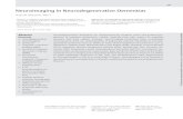 Neuroimaging in Neurodegenerative Dementias...Neuroimaging in Neurodegenerative Dementias Scott M. McGinnis, MD1,2 1Division of Cognitive and Behavioral Neurology, Department of Neurology,