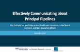 Effectively Communicating about Principal Pipelines · Effectively Communicating About Principal Pipelines – December 2019. Virtually all are familiar with the concept of a principal