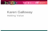 Karen Galloway...KAREN GALLOWAY Pink shoe wearing, strategic planner, innovative thinker, creative communicator, seafood loving foodie. Working with seafood producers to build innovative