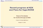 Recent progress at KEK and Plans for SuperKEKBbeam-physics.kek.jp/cont/epics/epics-bnl-2010/furukawa-kek3.pdf · into one waveform digitizer ... ex. Global orbit feedback ... VME64x