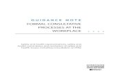 Formal consultative processes at the workplace guidance note · Foreword This guidance note is issued by the Commission for Occupational Safety and Health (the Commission) and its