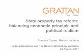 State property tax reform: balancing economic principle ... · • The tax could apply either to land only, or to land and improvements A broad-based property tax would not impose