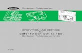 OPERATION AND SERVICE for 69NT40-561-001 to 199€¦ · OPERATION AND SERVICE for 69NT40-561-001 to 199 Container Refrigeration Units Container Refrigeration R. OPERATION AND SERVICE