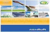 The nordluft EcoSolar · 2016-11-23 · 4 Function Scheme EcoSolar-Air Collector JS 1 3 2 4 5 6 8 7 EcoSolar Combination of EcoSolar Air Collector with Warm Air System NL-A NT Efficient