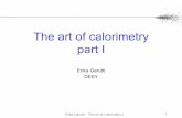The art of calorimetry part I - DESY€¦ · The art of calorimetry part I Erika Garutti DESY. Erika Garutti - The art of calorimetry I 2 Shortly about me - Italian nationality ...