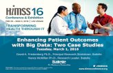 Tuesday, March 1, 2016 - HIMSS20Calculation of relevant features suggested by literature Raw limited use data released to analysis team Database ... during a patient’s ICU stay (Age,
