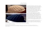 Just A Beanie by Abby Tohline - La Maglia di Marica€¦ · Just A Beanie by Abby Tohline I decided one day I wanted to make a hat for my dad and for my brother. Both of these dear