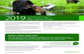 2019 Big Game Draw Supplement€¦ · Big Game Draw Pool Structure Changes to the big game draw pool system were implemented in 2018. As a result, a new D pool is in effect for the