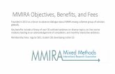 MMIRA Objectives, Benefits, and Fees · The research involved two stages: a semi-structured focus group in the first stage and an online questionnaire in the second. Quantitative