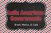 Brazil, Mexico, & Cuba€¦ · Latin America and the Caribbean. a. Compare the federal-republican systems of the Federative Republic of Brazil (Brazil) and the United Mexican States