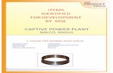 CAPTIVE POWER PLANT - A Govt. of India Enterprise · captive power plant nalco, angul 1. collar type journal shaft sleeve material code drawing no ... specification spare for esp