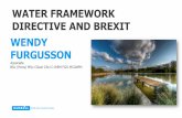 WATER FRAMEWORK DIRECTIVE POST BREXIT · 2019-04-09 · The Water Environment (WFD) (England and Wales) Regulations 2003/2015/2017 Implement requirements of WFD ... agreements •