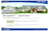 AP200 - Sandstone Raised Ranch with Cascade Ranch Windows ... · Aspen ™ Series. Aspen ™ Series. AP200. The Aspen ™ model AP200 is a 2” thick, thermally efficient door, featuring