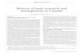 25 5 management in Canada - Hindawi Publishing Corporationdownloads.hindawi.com/journals/prm/1998/270647.pdf · management in Canada Harold Merskey DM FRCPC FRCPsych FAPA 164 Pain