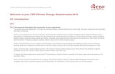 Welcome to your CDP Climate Change Questionnaire 2019 C0 ... · Sanlam CDP Climate Change Questionnaire 2019 Tuesday, July 30, 2019 1 Welcome to your CDP Climate Change Questionnaire