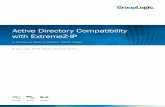 Active Directory Compatibility with ExtremeZ-IP · Group Logic White Paper: Active Directory Compatibility with ExtremeZ-IP 1 About This Document The purpose of this technical paper