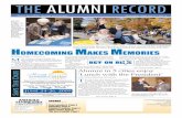 OMECOMING MAKES MEMORIESRaiders Society had its reunion on Friday. They reminisced about their college days while they toured campus by Raider Xpress. The highlight of the reunion