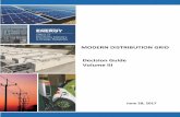 MODERN DISTRIBUTION GRID Decision Guide Volume III · Modern Distribution Grid Report, Volume III was sponsored by the U.S. Department of Energy’s (DOE) ... within the DOE-OE’s