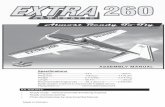 ASSEMBLY MANUAL - Hobbygulf.com · ASSEMBLY MANUAL MS:56H. EXTRA 260. ... Instruction Manual. 2 INTRODUCTION. Thank you for choosing the EXTRA 260 ARTF by SEAGULL MODELS. The EXTRA