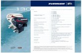 130 - Marine Supplier · Sistema de encendido Encendido inductivo de elevación rápida IDI Arranque Eléctrico Inclinador Elevador Inclinador y elevador eléctrico FasTrakTM Potencia