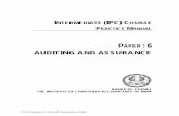 AUDITING AND ASSURANCE6: Auditing and Assurance. St atement showing topic-wise distribution of Examination Questions along with Marks. Topics Term of Examination Total Mark s Avg.