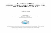 ALAFIA RIVER COMPREHENSIVE WATERSHED MANAGEMENT PLAN · Alafia River Comprehensive Watershed Management Plan August, 2001 v 1-6.2 Lake Grady Dam - Dam Break Anaylssi .....4-12 1-6.3