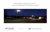 Street Lighting Technical Guide - Hampshire · Street Lighting PFI will see the replacement or updating of approximately 150,000 ... 4,224 - lantern only 93 for high masts, feeder