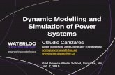 Dynamic Modelling and Simulation of Power Systems · sequence), the detailed machine model can be reduced to phasor models useful for stability and steady state analysis. • Phasor
