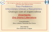 6to Congreso Argentino de Pediatria General Ambulatoria 19-21 … · 2015-10-15 · 6to Congreso Argentino de Pediatria General Ambulatoria 19-21 Nov 2014. Buenos Aires Tren Pediátrico: