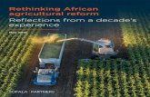 Rethinking African agricultural reform - Sofala Partners · Rethinking African agricultural reform Reflections from a decade’s experience May 2019. 2 Introduction ... The most important