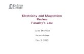 Electricity and Magnetism Review Faraday's Lawnebula2.deanza.edu/~lanasheridan/2B/Phys2B-Lecture21.pdfFind the total magnetic flux through the loop due to the current in the wire.